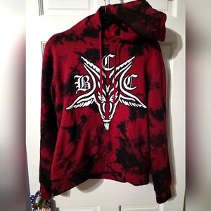 Blackcraft Cult BCC Goat Blood Moon Pullover Hoodie Size Small NWOT